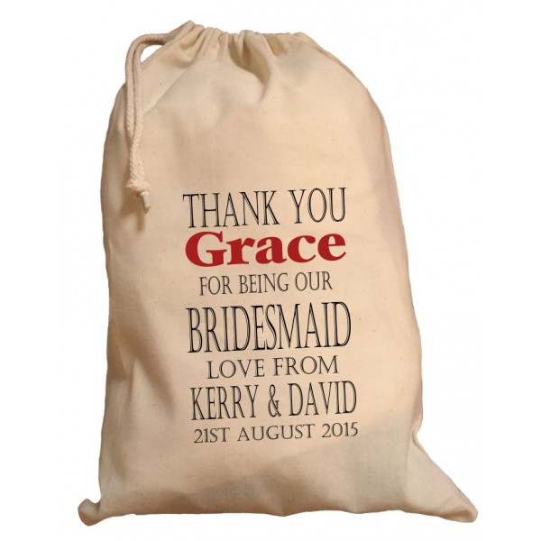 Bridesmaid Gift Bag GRACE